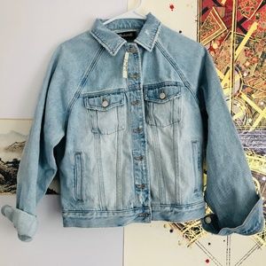 madewell raglan jean jacket